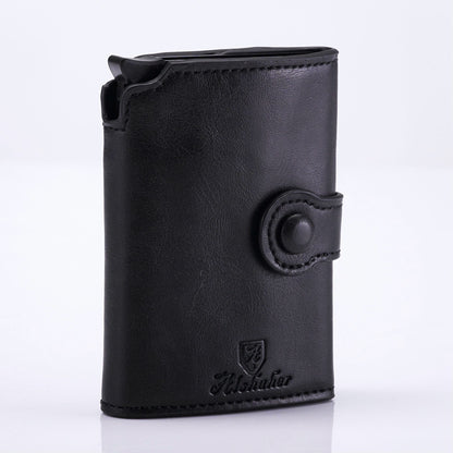 Kreditkartenetui für Herren Damen portmonee Herren kartenetui Slim Wallet mit Münzfach und mit Verpackung und einem Stift RFID Schutz Smart Wallet Geldbörse, Geldbeutel